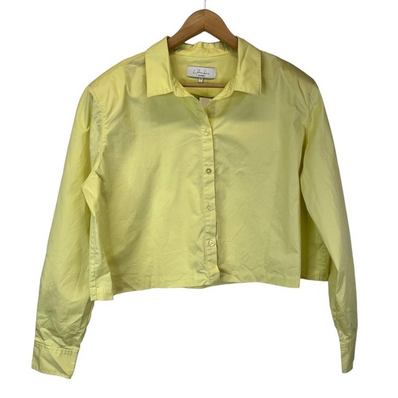 Revolve L'Acadamie Tory button down cornsilk - large - Picture 3 of 12